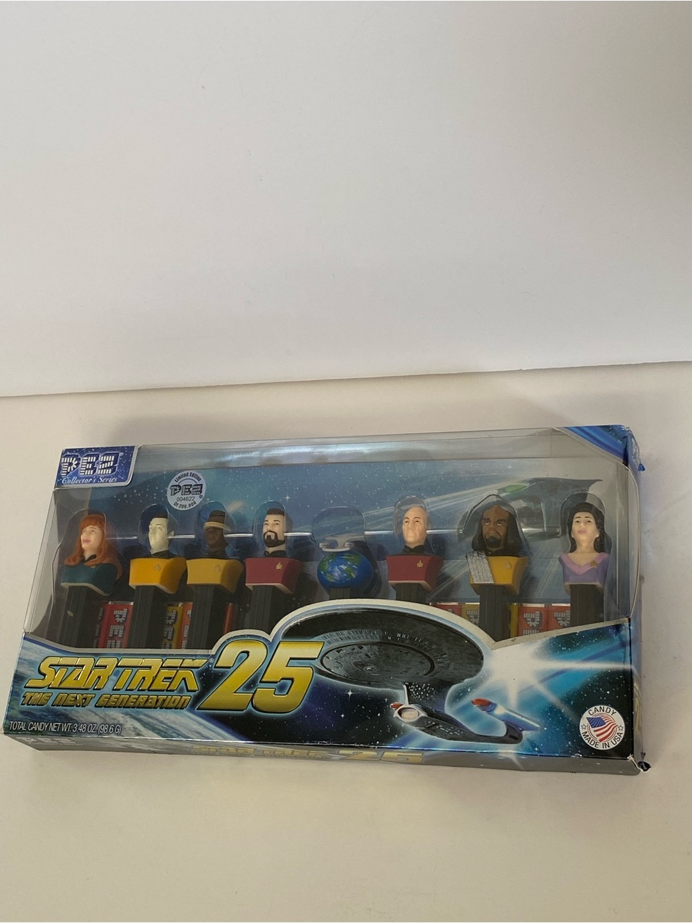 Star Trek: The Next Generation 25th Anniversary PEZ Dispenser Set collectible